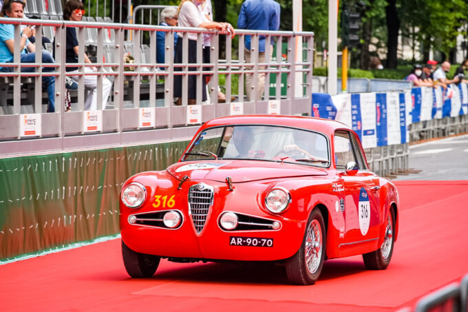 alfa romeo 1900css 1000 miglia 2021 start