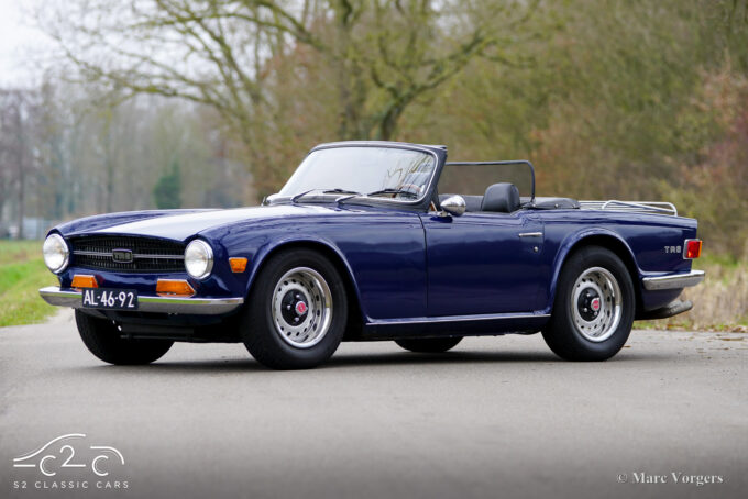 Triumph TR6 1971 zu verkaufen Blau