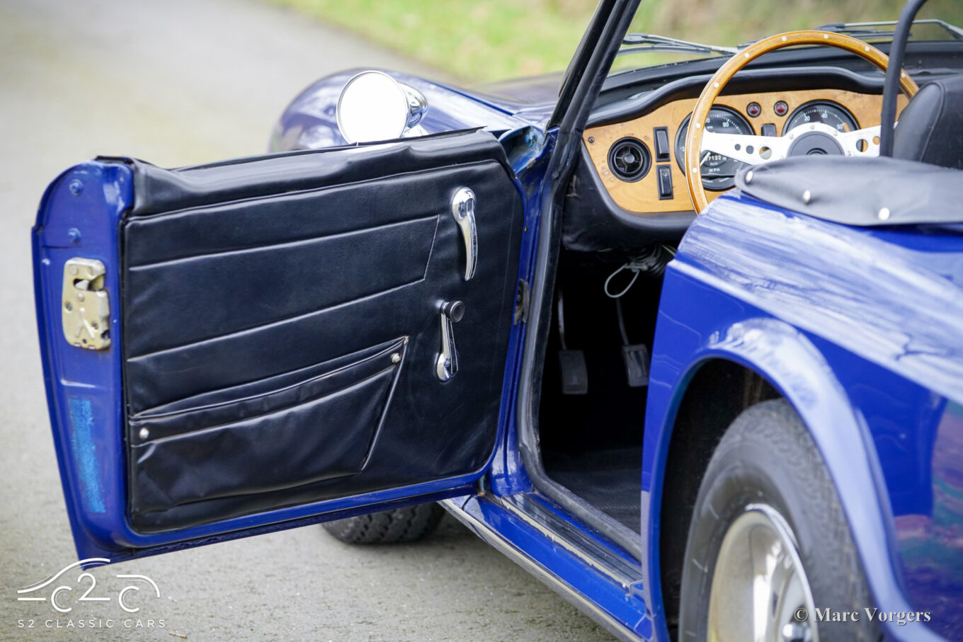 Triumph TR6 1971 zu verkaufen Blau