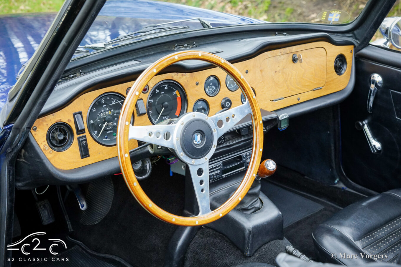 Triumph TR6 1971 zu verkaufen Blau