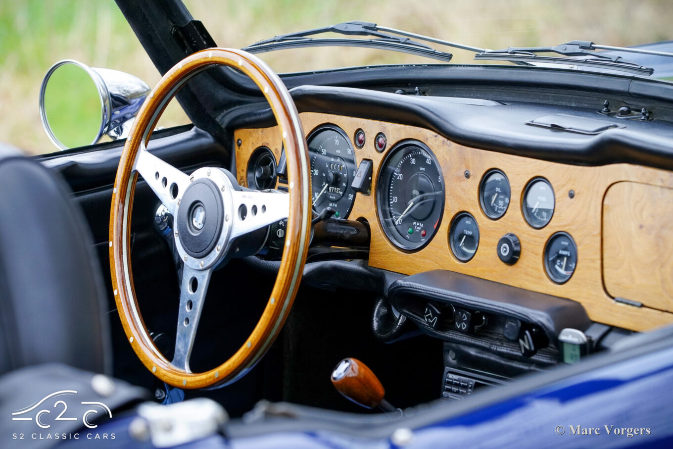 Triumph TR6 1971 zu verkaufen Blau