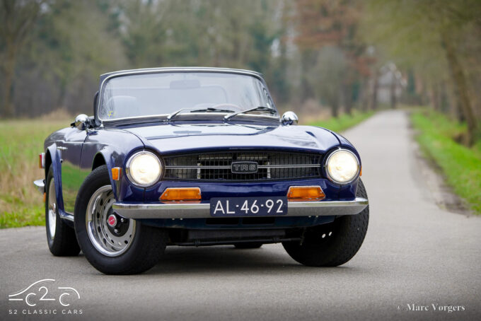 Triumph TR6 1971 zu verkaufen Blau