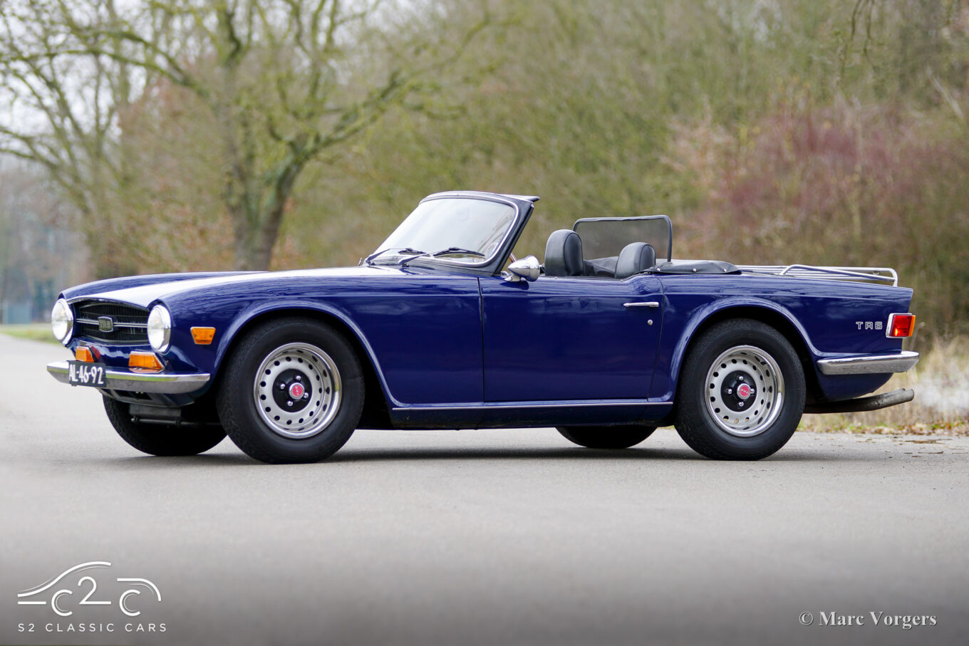 Triumph TR6 1971 zu verkaufen Blau