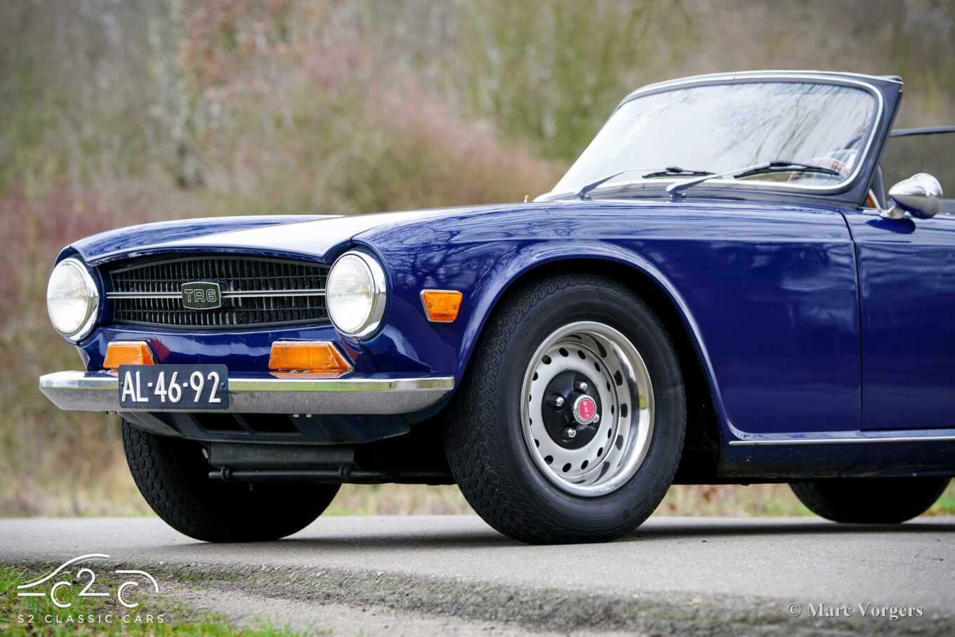 Triumph TR6 1971 zu verkaufen Blau
