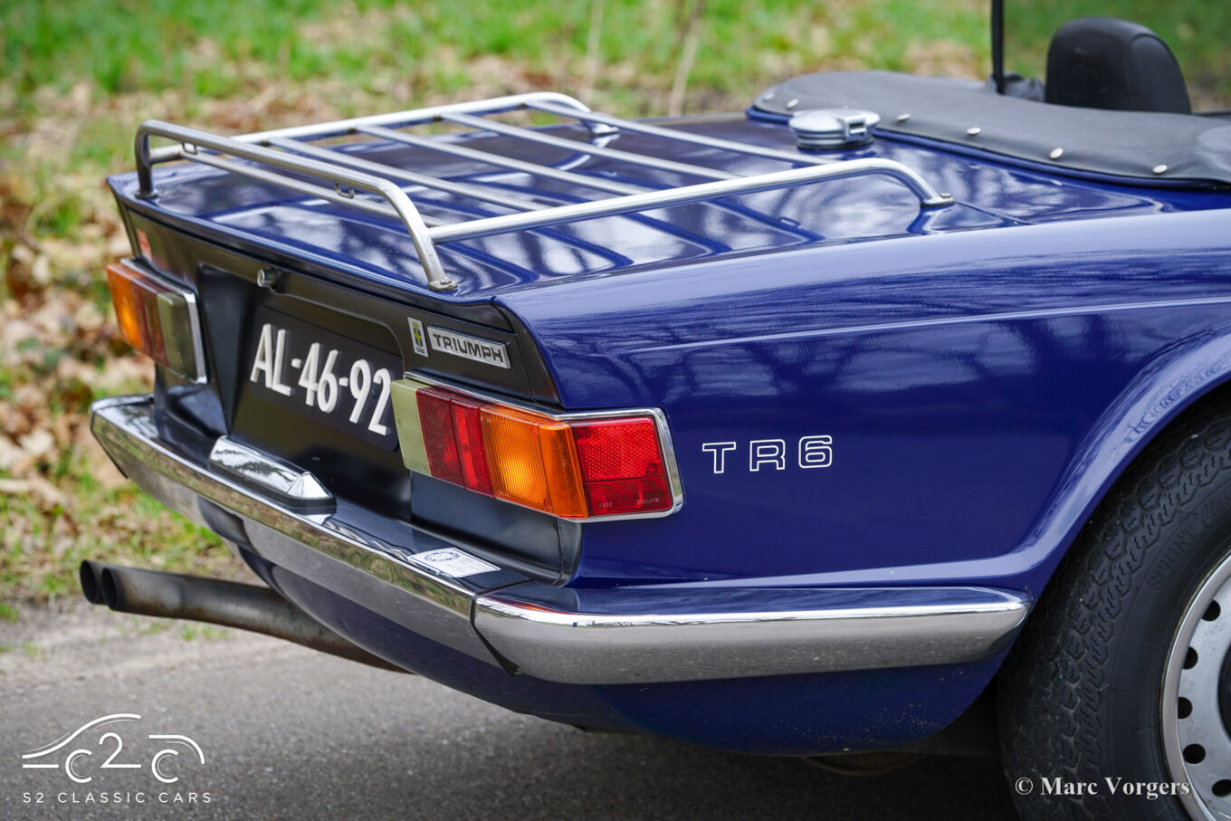 Triumph TR6 1971 zu verkaufen Blau
