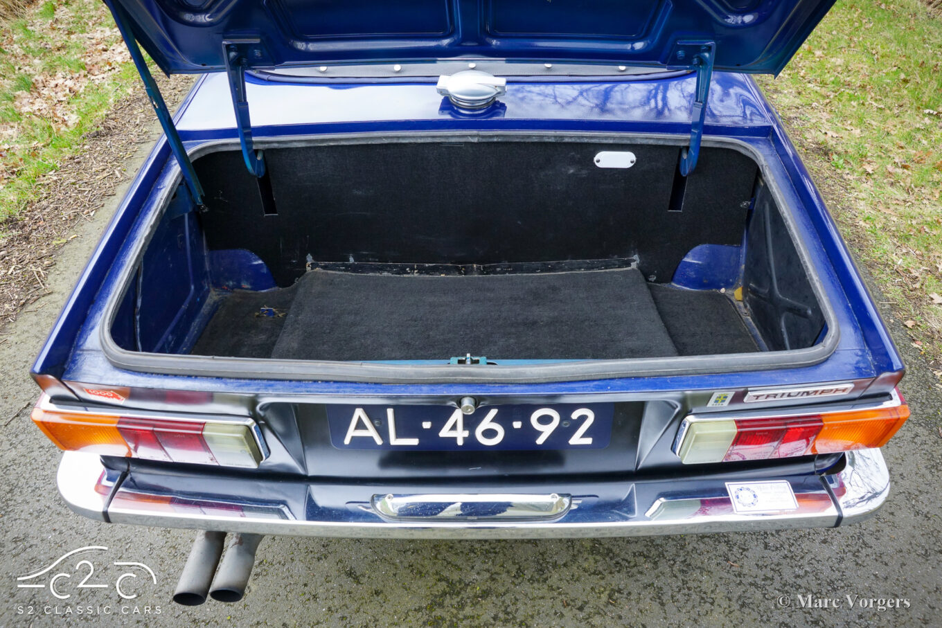 Triumph TR6 1971 zu verkaufen Blau
