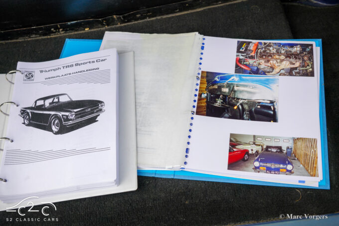 Triumph TR6 1971 zu verkaufen Blau