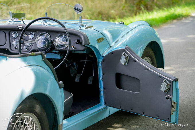 Triumph TR3 from 1957 for sale. 1000 Miglia eligible