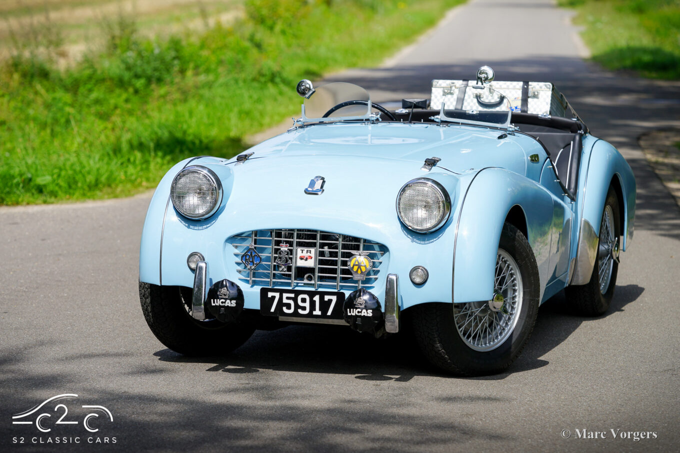 Triumph TR3 from 1957 for sale. 1000 Miglia eligible
