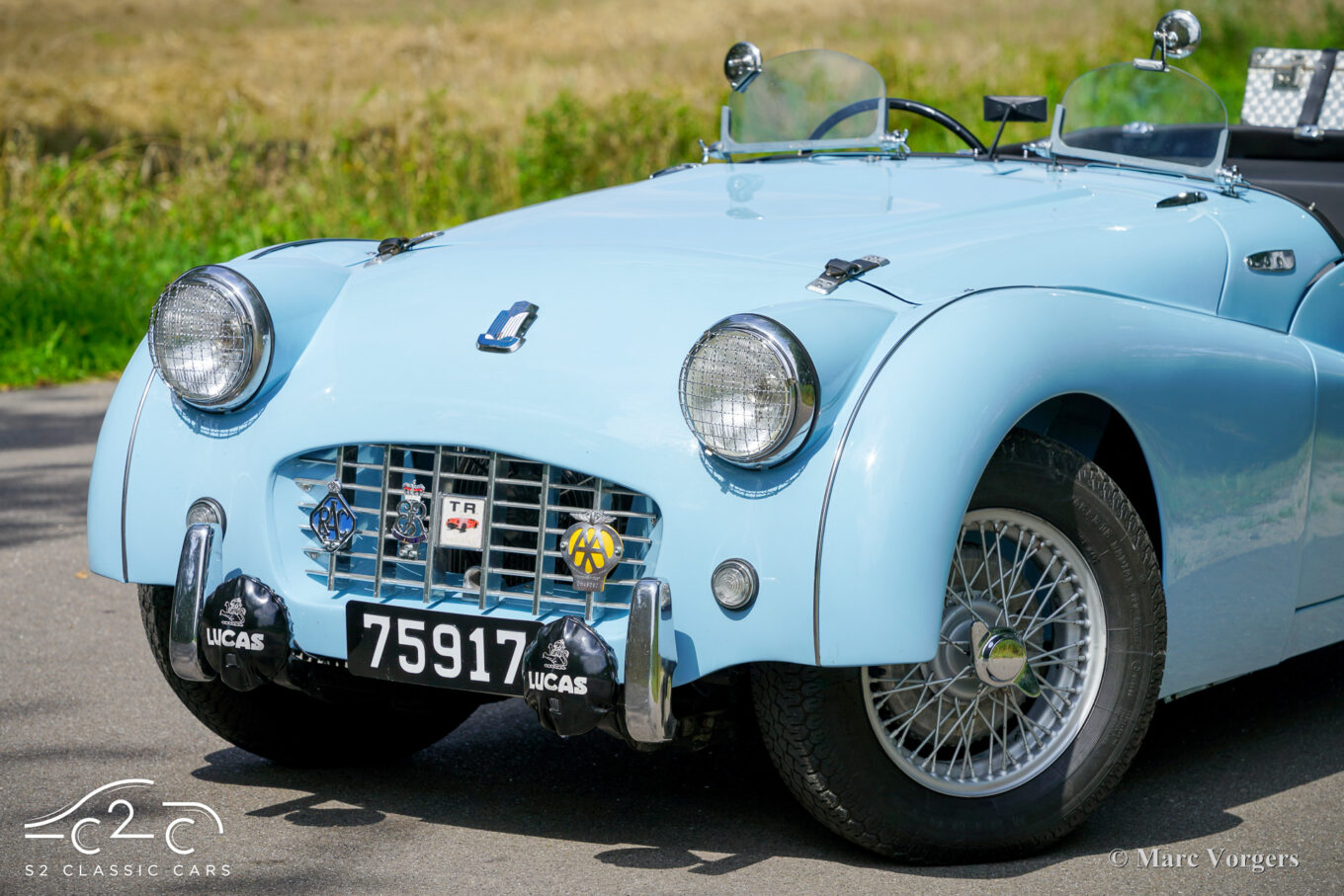 Triumph TR3 from 1957 for sale. 1000 Miglia eligible