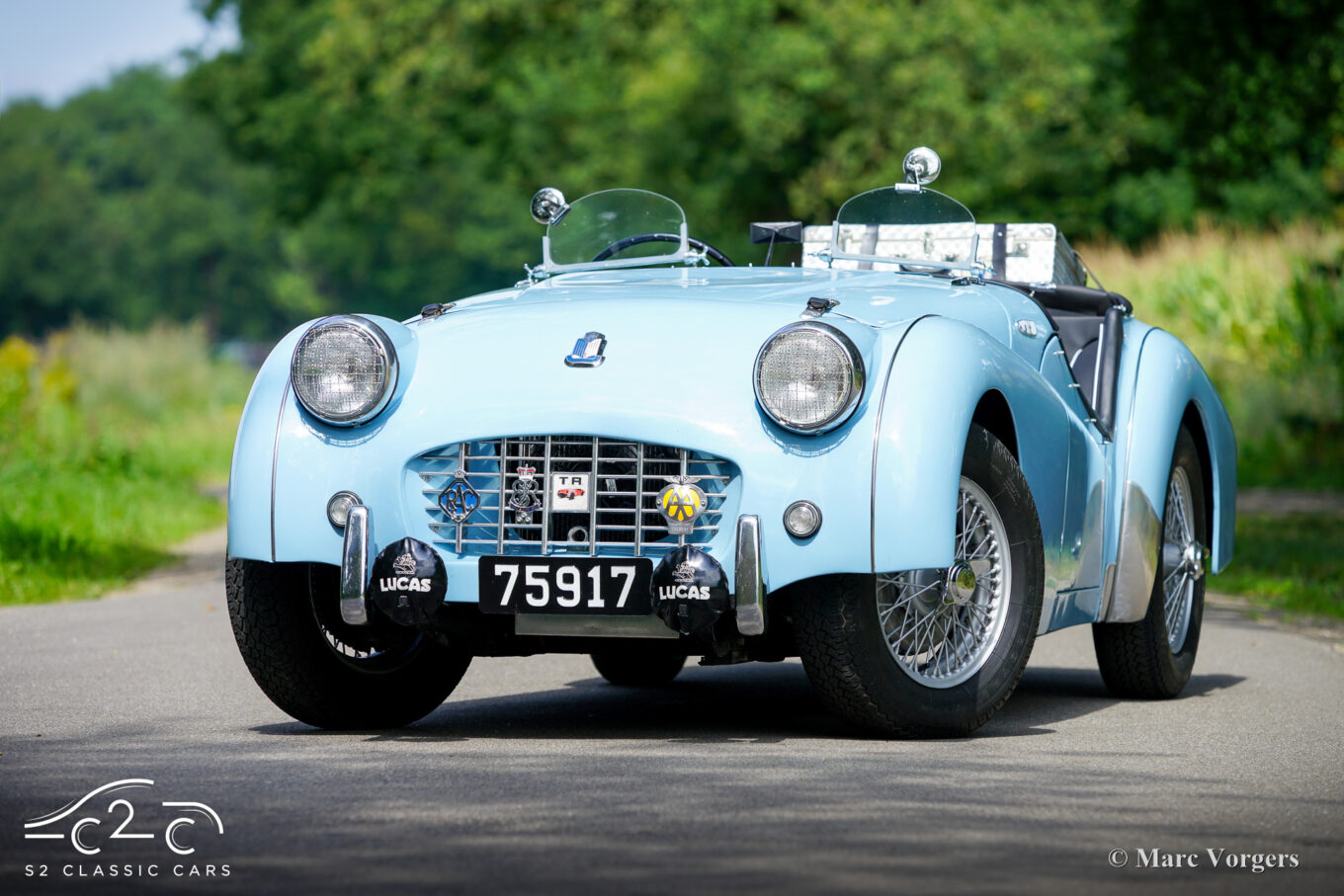 Triumph TR3 from 1957 for sale. 1000 Miglia eligible