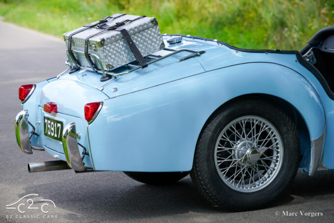 Triumph TR3 from 1957 for sale. 1000 Miglia eligible