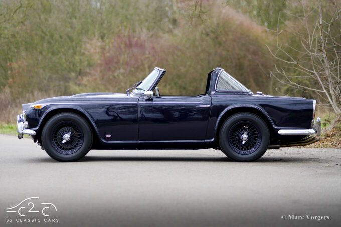 Triumph TR4A from 1966 for sale with Surrey top and British Heritage Certificate