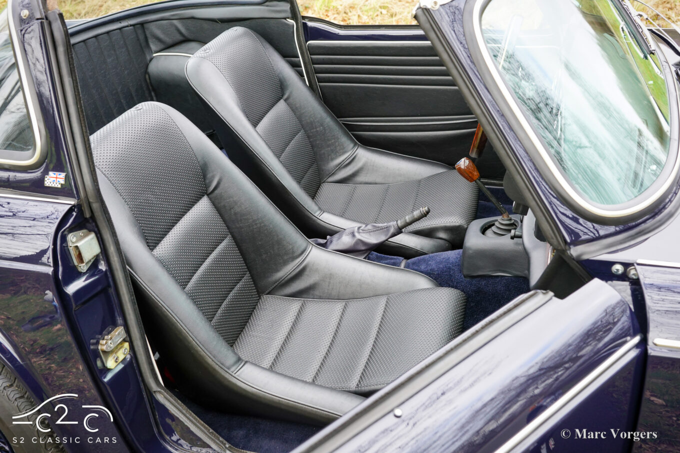 Triumph TR4A from 1966 for sale with Surrey top and British Heritage Certificate