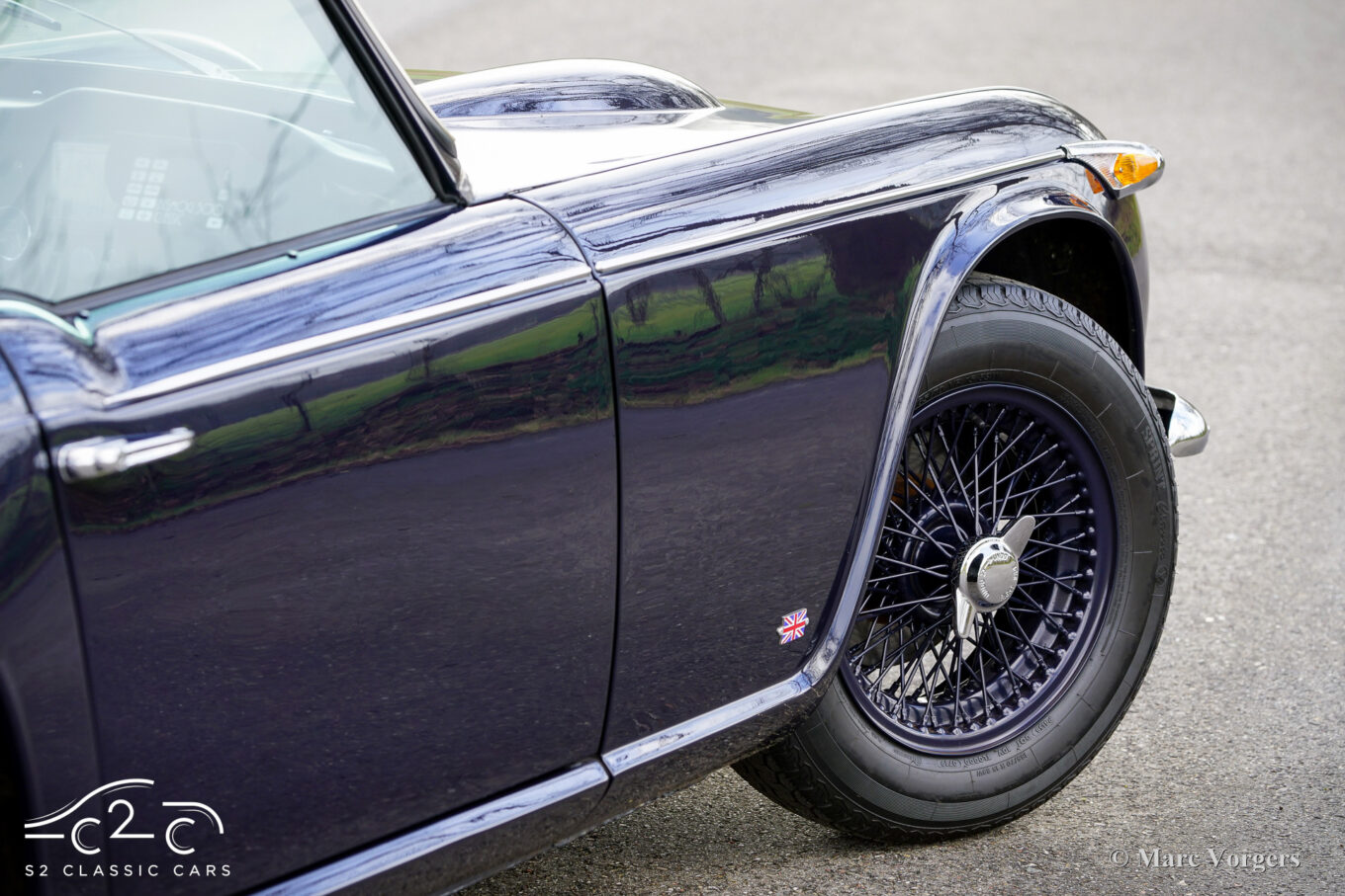 Triumph TR4A from 1966 for sale with Surrey top and British Heritage Certificate