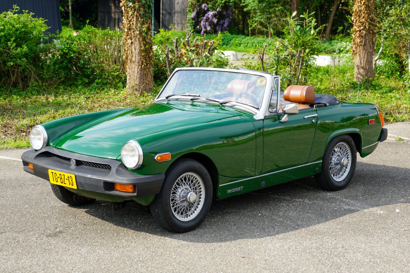 MG Midget 1500 1978 Britisch Racing Green Verkocht