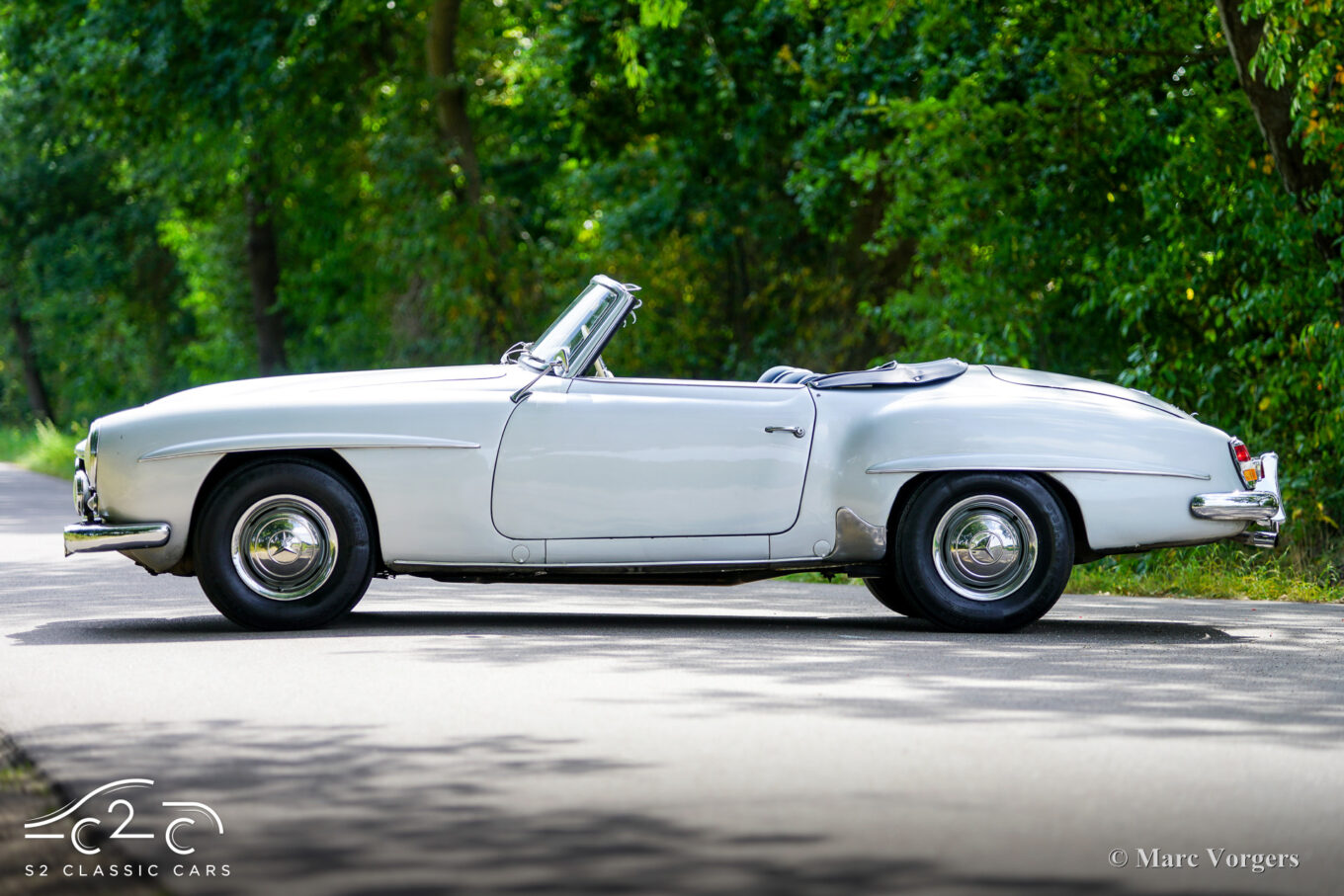 Mercedes 190SL uit 1955 te koop. 1000 Miglia eligible, hard top