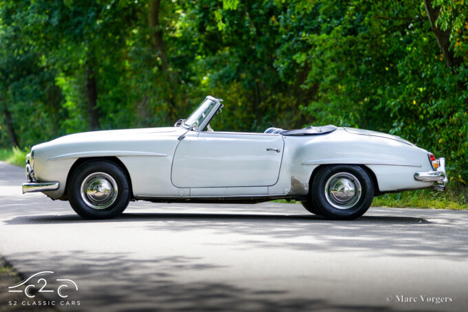 Mercedes 190SL uit 1955 te koop. 1000 Miglia eligible, hard top