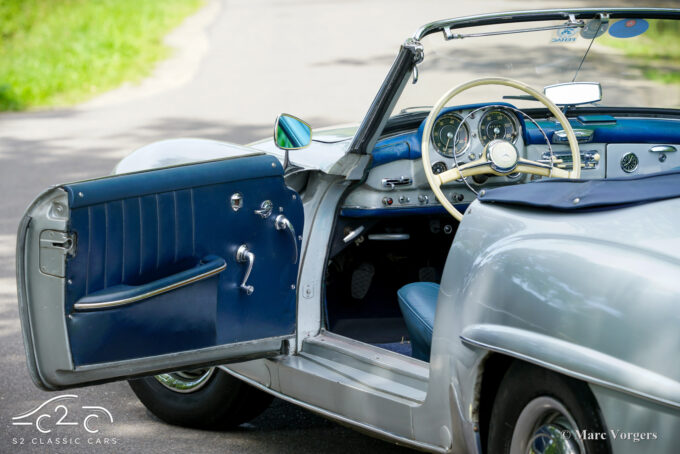 Mercedes 190SL uit 1955 te koop. 1000 Miglia eligible, hard top