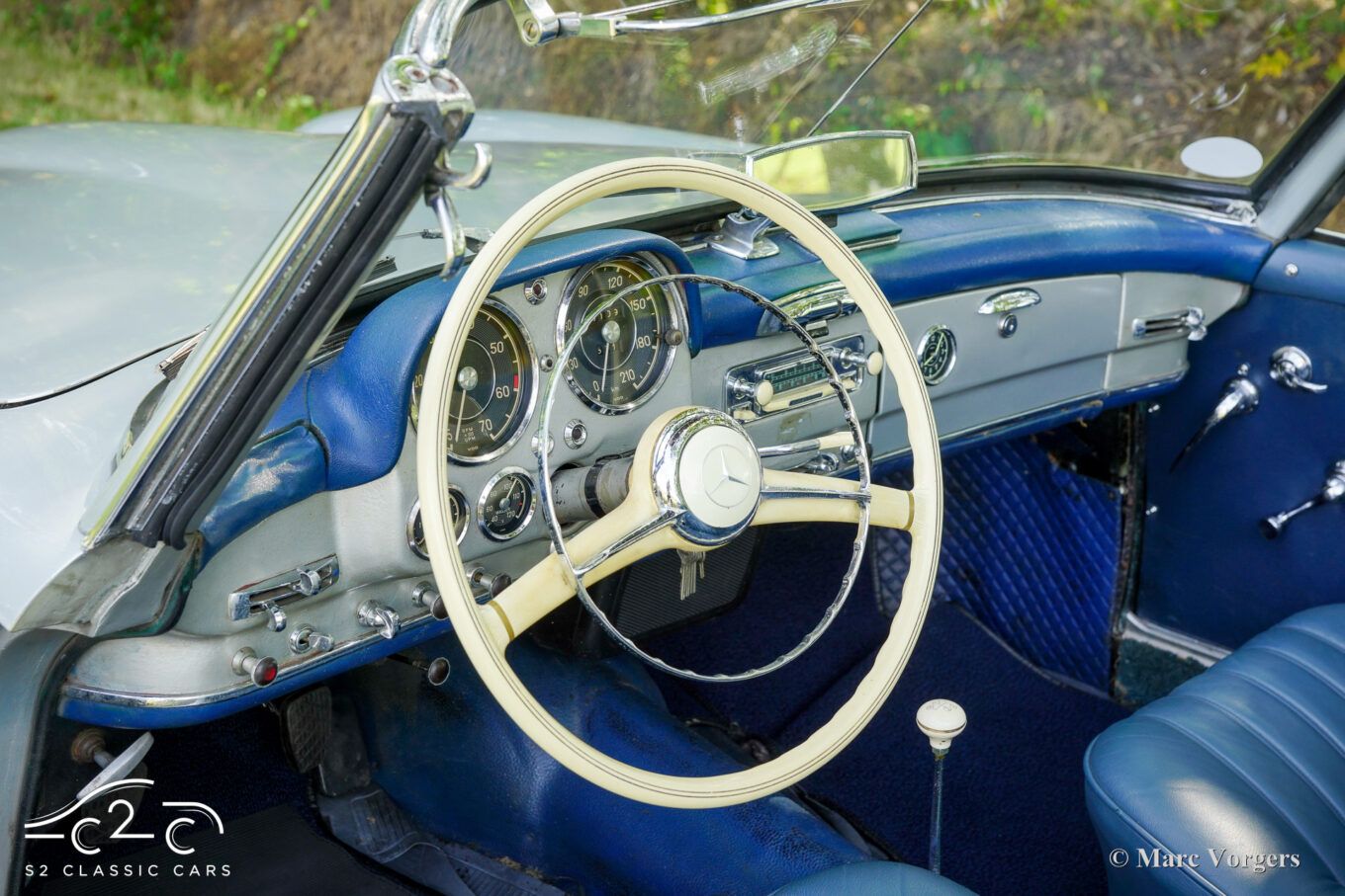 Mercedes 190SL uit 1955 te koop. 1000 Miglia eligible, hard top