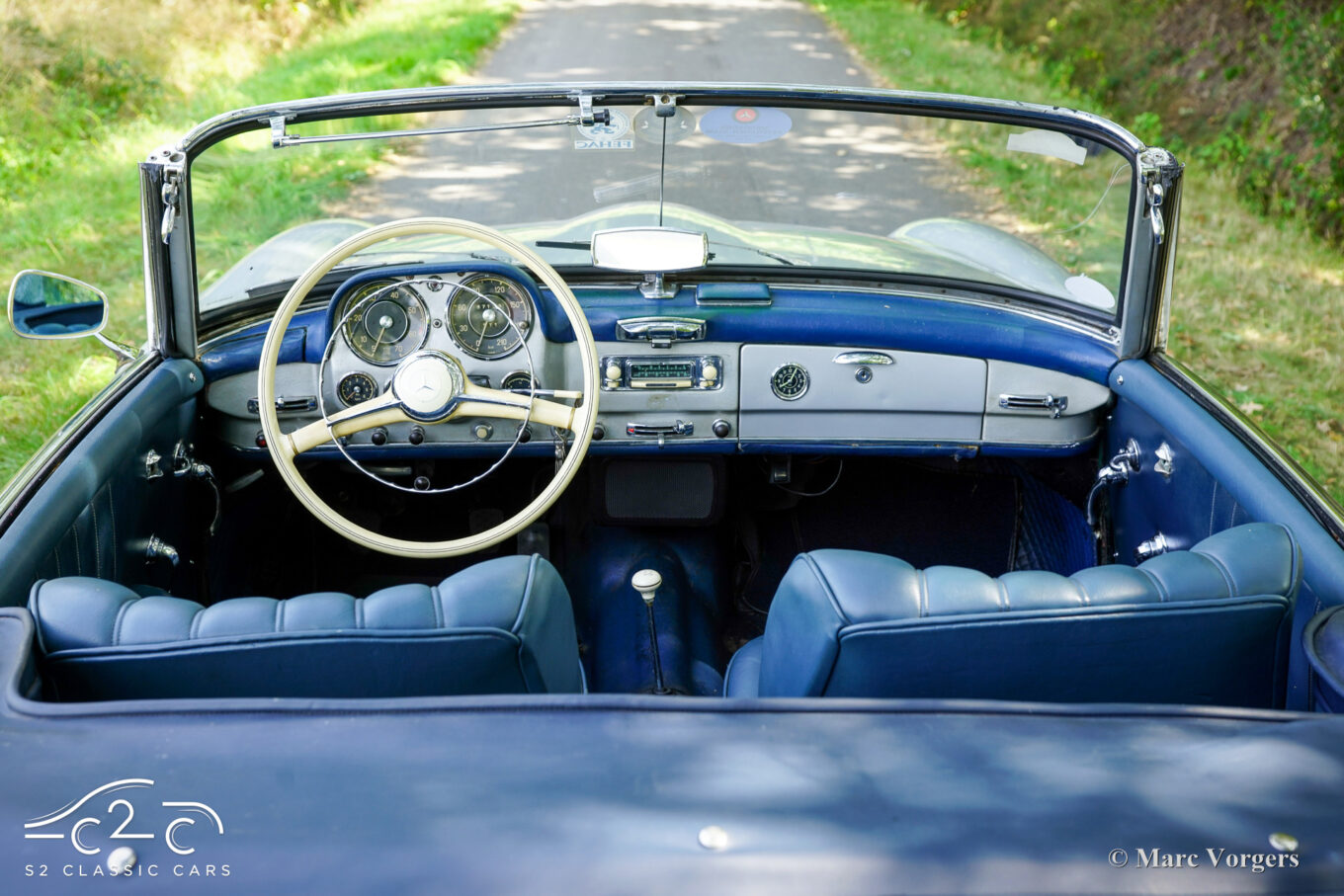 Mercedes 190SL uit 1955 te koop. 1000 Miglia eligible, hard top