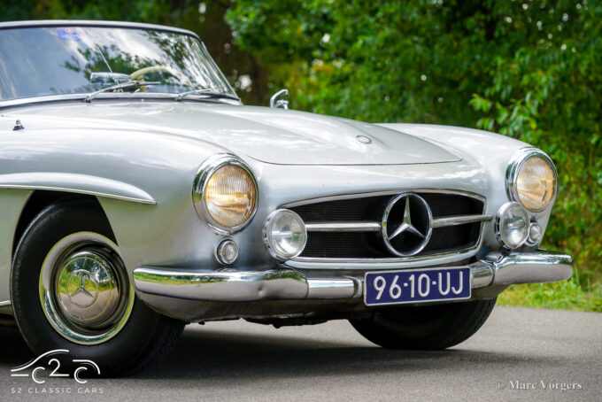 Mercedes 190SL uit 1955 te koop. 1000 Miglia eligible, hard top