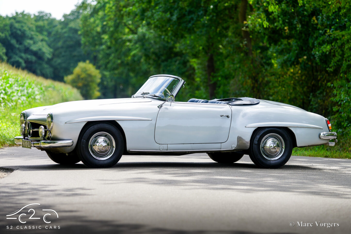 Mercedes 190SL uit 1955 te koop. 1000 Miglia eligible, hard top