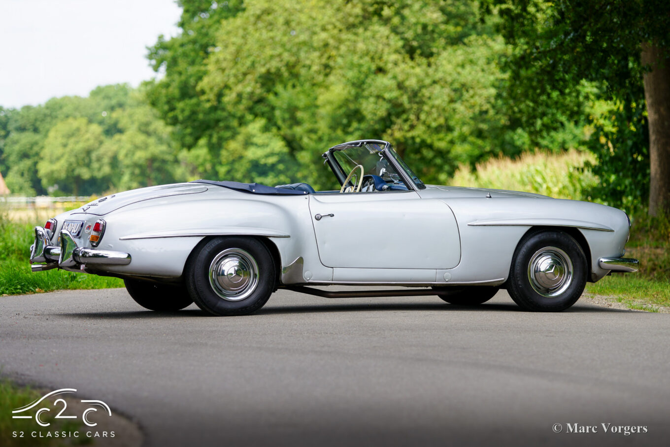 Mercedes 190SL uit 1955 te koop. 1000 Miglia eligible, hard top