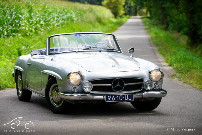 Mercedes 190SL uit 1955 te koop. 1000 Miglia eligible, hard top