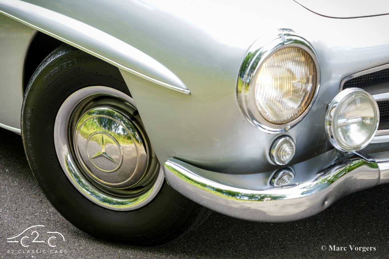 Mercedes 190SL uit 1955 te koop. 1000 Miglia eligible, hard top