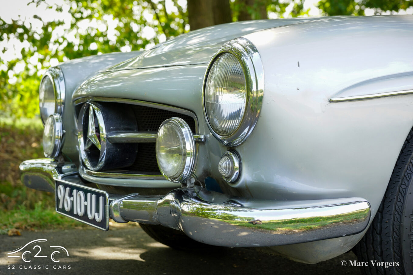 Mercedes 190SL uit 1955 te koop. 1000 Miglia eligible, hard top