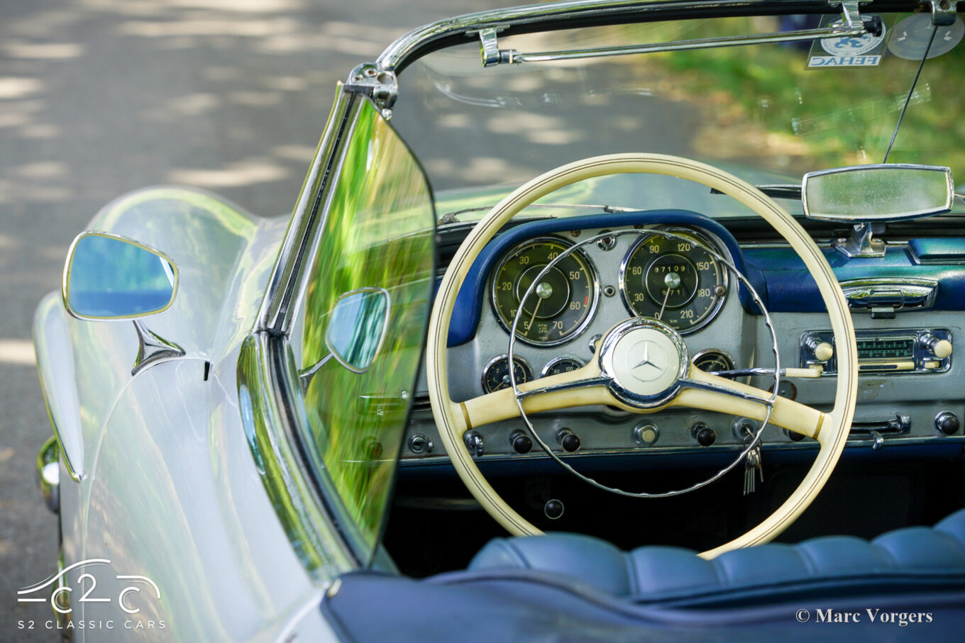 Mercedes 190SL uit 1955 te koop. 1000 Miglia eligible, hard top