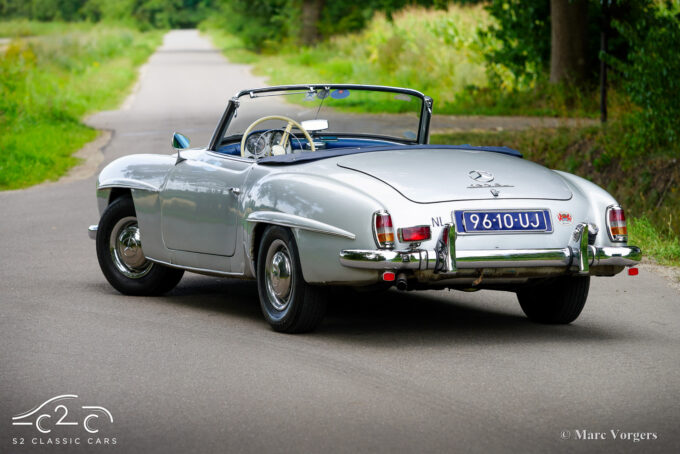 Mercedes 190SL uit 1955 te koop. 1000 Miglia eligible, hard top